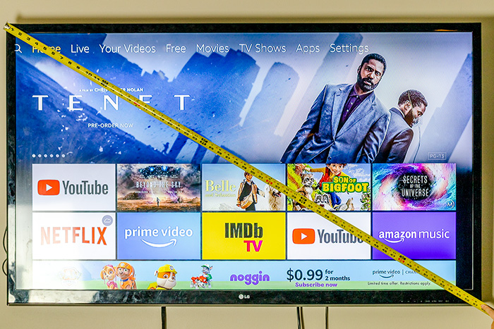 How Wide Is A 55 Inch TV And How To Measure It